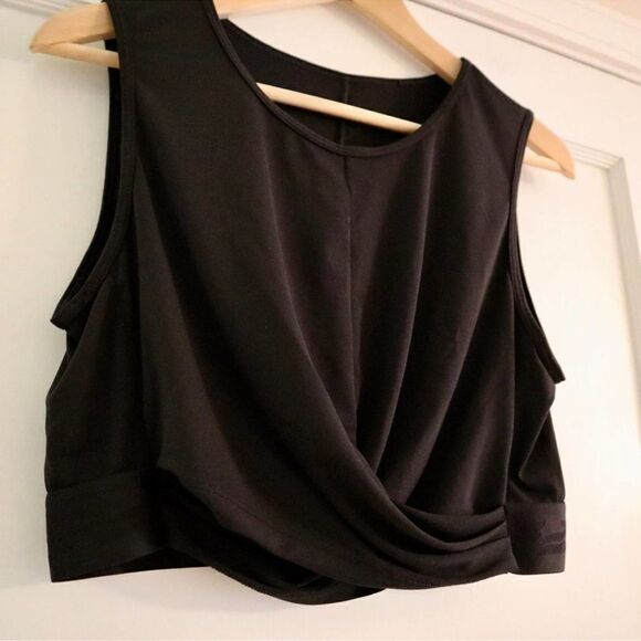 Fabletics Pia Powertouch Light Front Twist Crop Tank XL - Picture 4 of 6